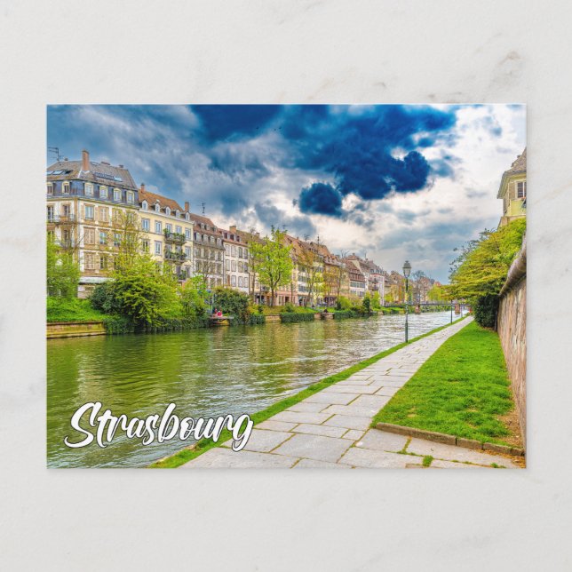Cartão Postal Estrasburgo, França (Frente)