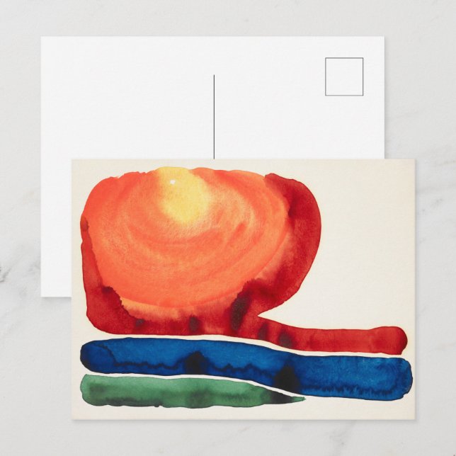 Cartão Postal Estrela 2 da Noite | Georgia O'Keeffe | (Frente/Verso)