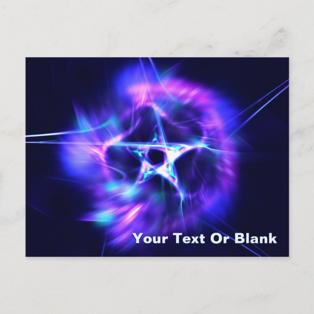 Cartão Postal Estrela Brilhada (Frente)