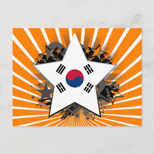 Cartão Postal Estrela da Coreia do Sul (Frente)
