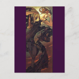 Cartão Postal Estrela da Noite - Arte Nouveau