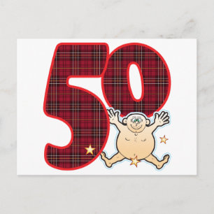 Cartão Postal Estrela de 50 anos