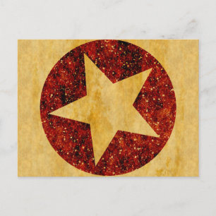 Cartão Postal Estrela de Ouro