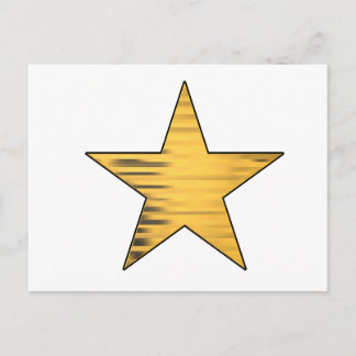 Cartão Postal Estrela de Ouro