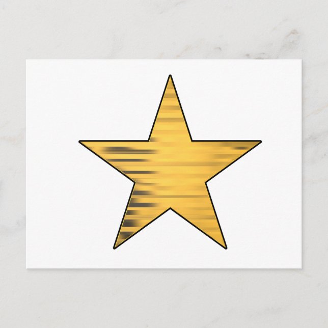 Cartão Postal Estrela de Ouro (Frente)
