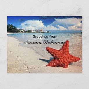 Cartão Postal Estrela-do-mar, Nassau, Bahamas