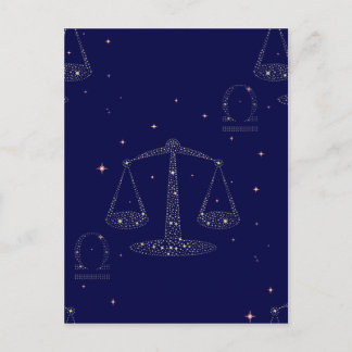 Cartão Postal estrela libra