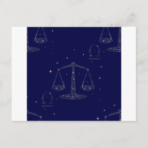 Cartão Postal estrela libra