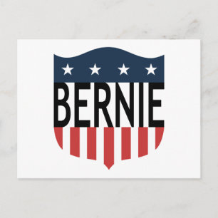 Cartão Postal Estrelas BERNIE e faixas