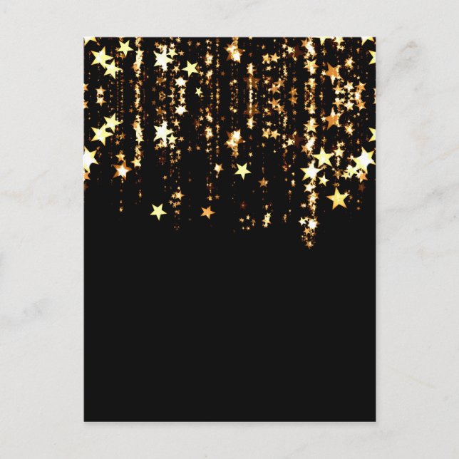 Cartão Postal estrelas cadentes (Frente)