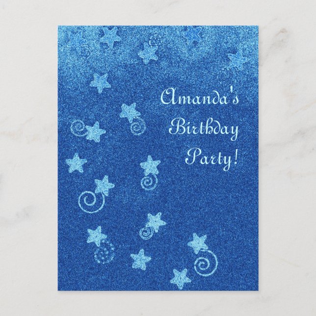 Cartão Postal Estrelas de disparo (Frente)