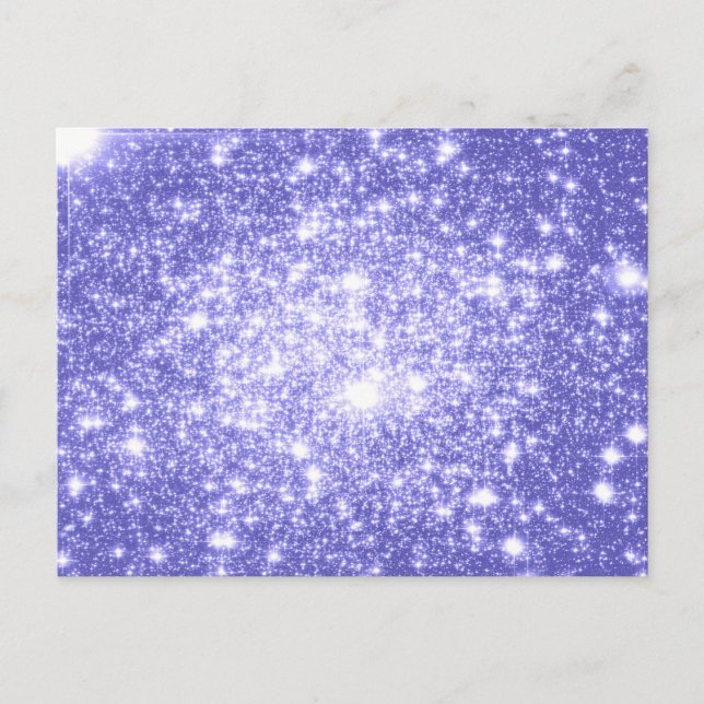 Cartão Postal Estrelas de lavanda (Frente)