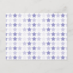 Cartão Postal Estrelas de Ombre Azul Patriótica