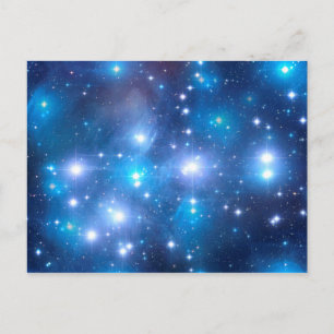 Cartão Postal Estrelas do Universo Azul + suas ideias