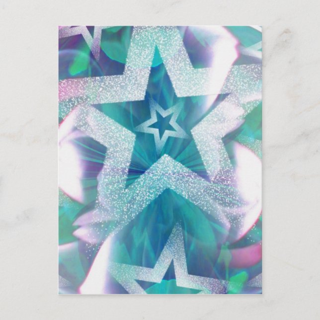 Cartão Postal Estrelas e reluzentes! (Frente)