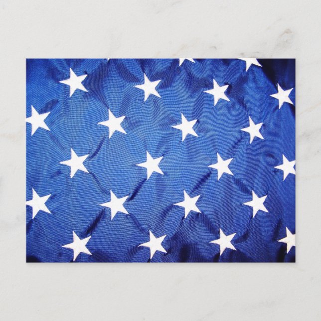 Cartão Postal Estrelas em Azul (Frente)