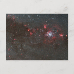 Cartão Postal Estrelas Jovens e Quentes em um Braço Espiral do W