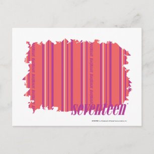 Cartão Postal Estrias Finas Rosa 2