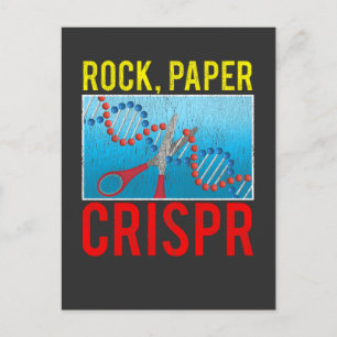 Cartão Postal Estudante de Biologia Engraçado Crispr DNA Biólogo
