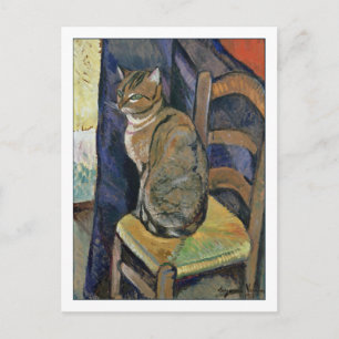Cartão Postal Estudo de um Gato Arte Refinada por Valadon