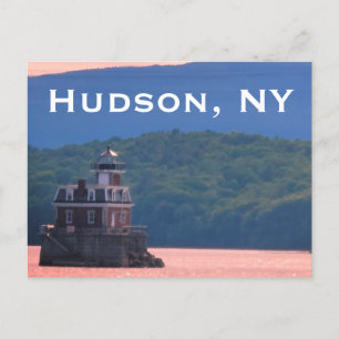 Cartão Postal Estufa de Hudson Athens - Luz da cidade de Hudson,