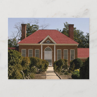 Cartão Postal Estufa no Monte Vernon, Virgínia