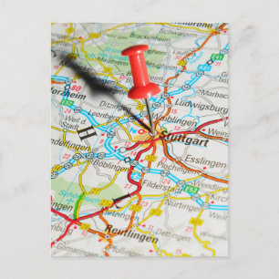 Cartão Postal Estugarda, Alemanha