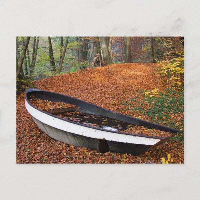 Cartão Postal Etiqueta 072: Waldboot (Frente)