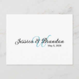 Cartão Postal Etiqueta de Garrafa de Água de Casamento 016