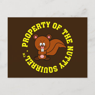 Cartão Postal Etiqueta de Identificação de Propriedade Pessoal d