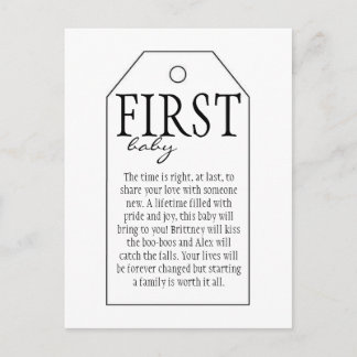 Cartão Postal Etiqueta de presente para garrafa de vinho - Prime