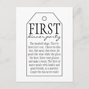 Cartão Postal Etiqueta de presentes para garrafa de vinho - Prim