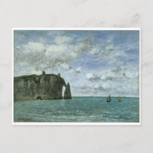 Cartão Postal Etretat, o Porte d'Aval, 1890