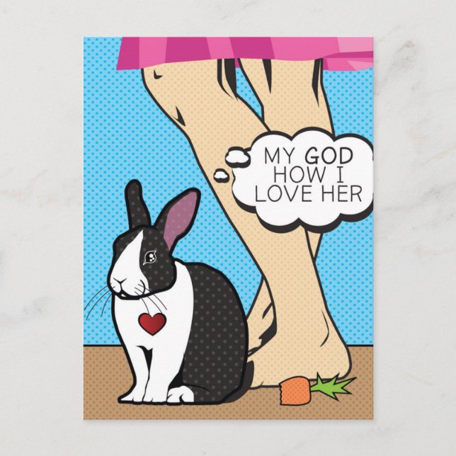 CARTÃO POSTAL EU A AMO (Frente)