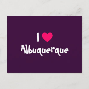 Cartão Postal Eu Adoro Albuquerque