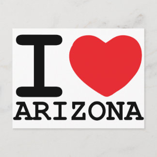 Cartão Postal Eu adoro Arizona