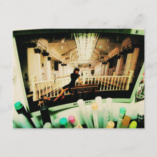 Cartão Postal Eu Adoro Caracol - A Menina Na Imagem