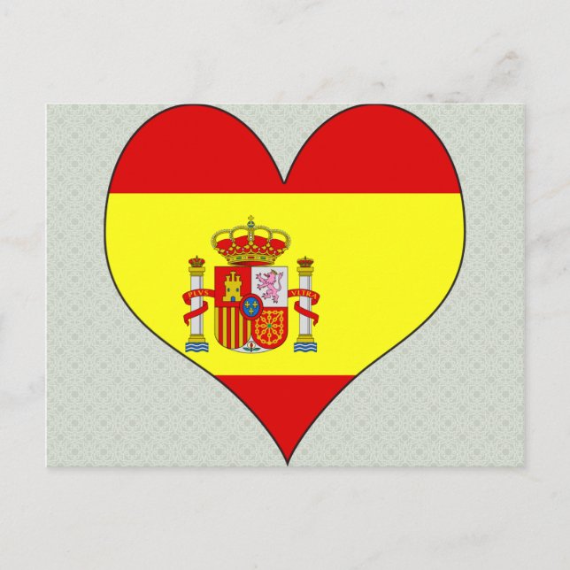 Cartão Postal Eu adoro Espanha (Frente)