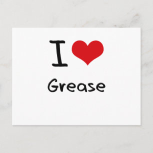 Cartão Postal Eu Adoro Grease