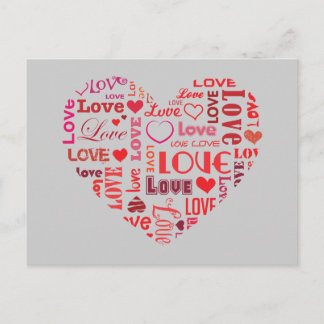 Cartão Postal Eu Amo