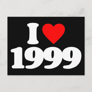 CARTÃO POSTAL EU AMO 1999