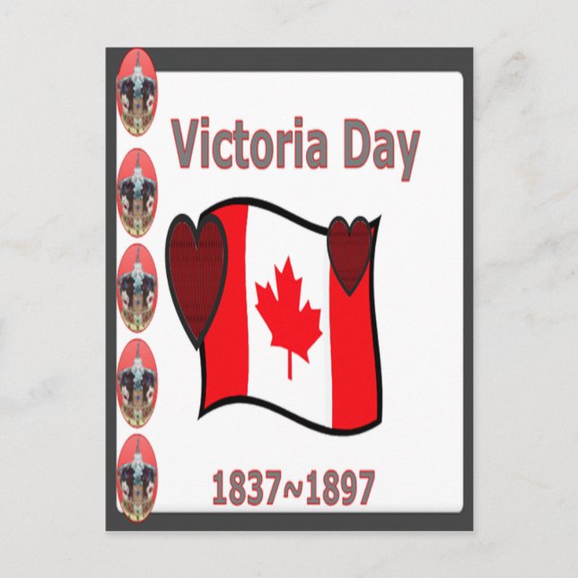 Cartão Postal Eu amo a coleção de Canadá (Frente)