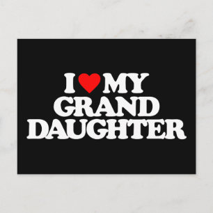 CARTÃO POSTAL EU AMO A MINHA AVÓ