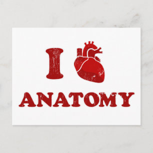 Cartão Postal eu amo anatomia2