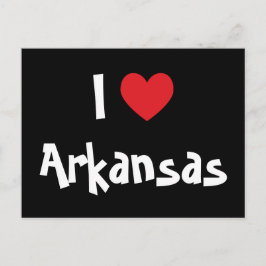 Cartão Postal Eu Amo Arkansas