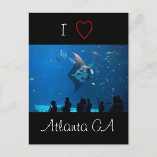 Cartão Postal Eu Amo Atlanta