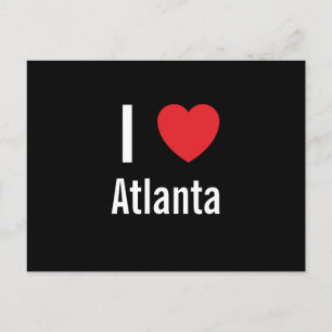 Cartão Postal Eu amo Atlanta