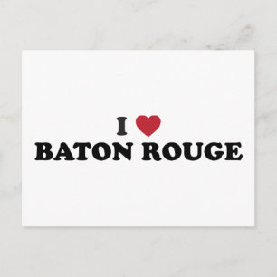 Cartão Postal Eu Amo Baton Rouge Louisiana