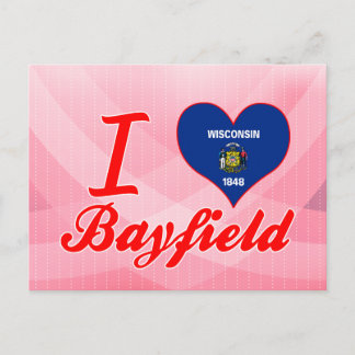 Cartão Postal Eu Amo Bayfield, Wisconsin