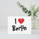 Cartão Postal Eu Amo Berlim (Em pé/Frente)